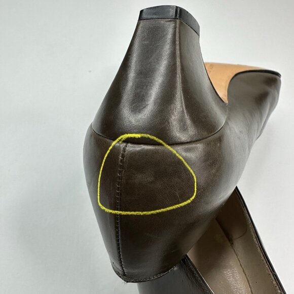 Salvatore Ferragamo Women’s Brown Canora Designer‎ Leather Pump US 7.5 B - Picture 16 of 16